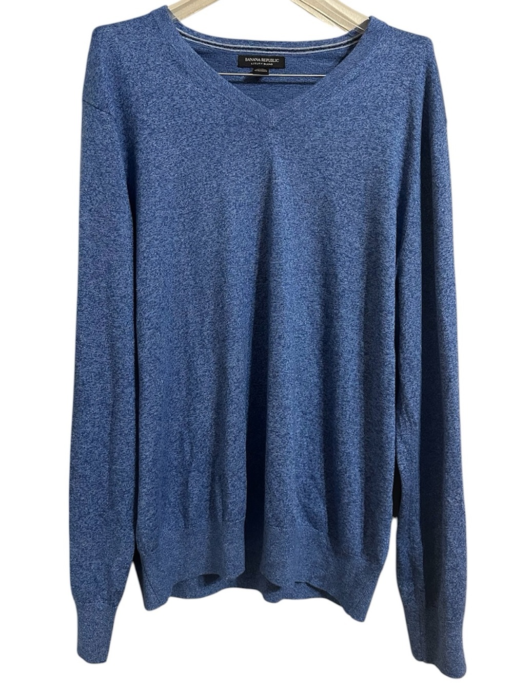 Banana Republic Mens Luxury Silk Cotton Cashmere Blend Sweater Sz. XL
